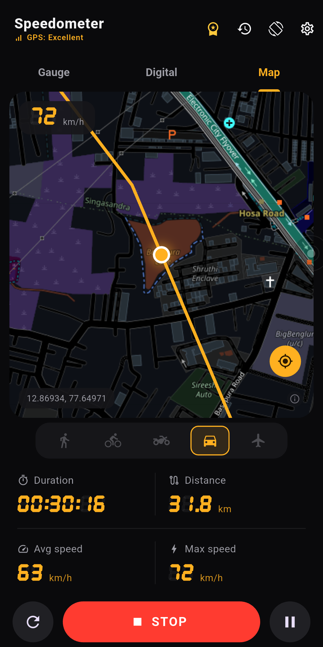 GPS Speedometer: Trip Tracker screenshot 4