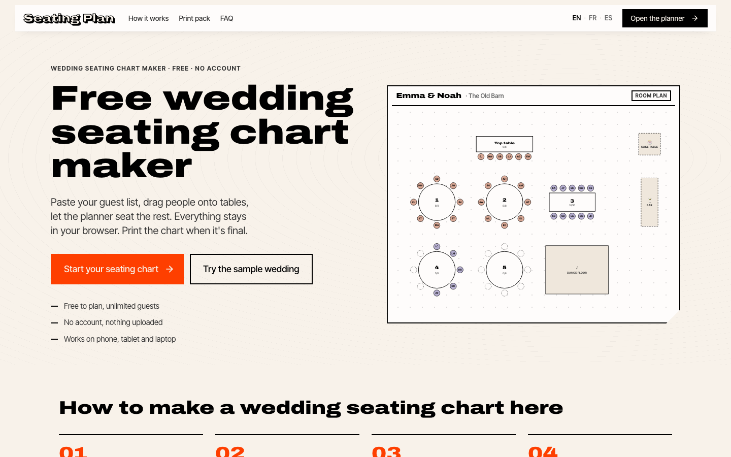 Seating Plan screenshot 2