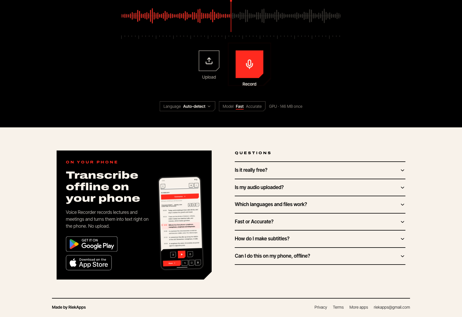 Transcribe screenshot 4